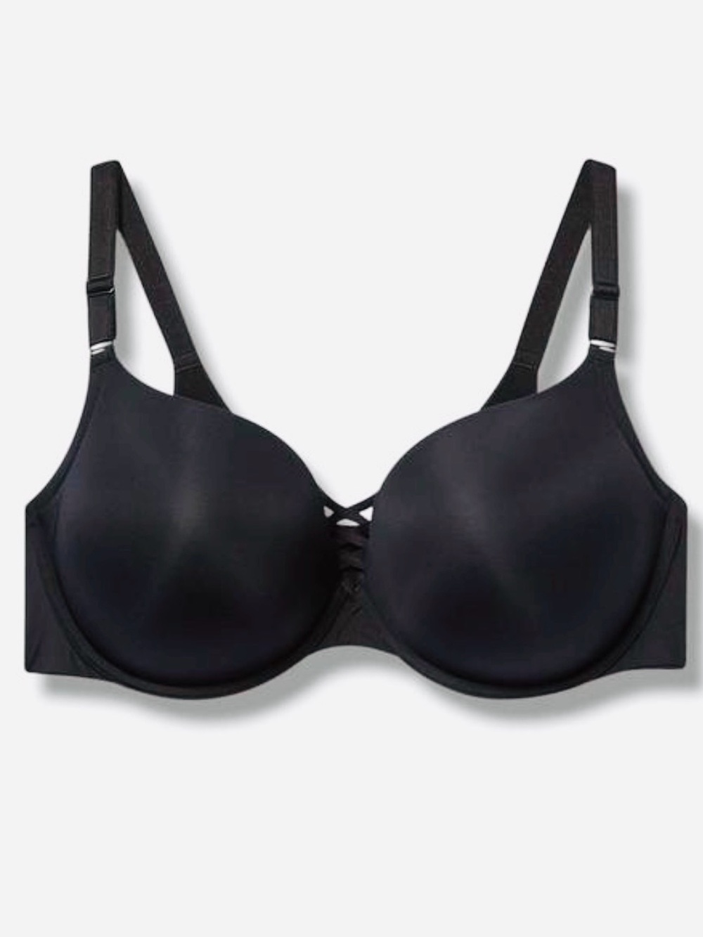Torrid XO Plunge Push-Up Smooth Underwire Bra Black Size 44C NWT